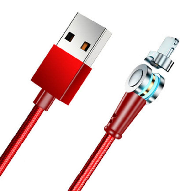 Magnetic three-in-one data cable