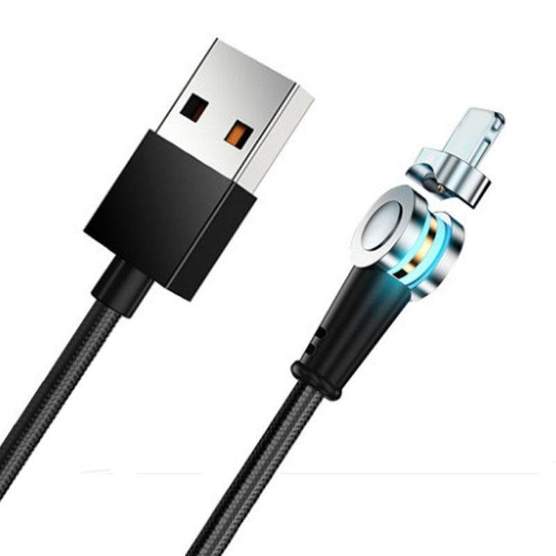 Magnetic three-in-one data cable