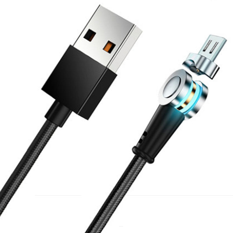 Magnetic three-in-one data cable
