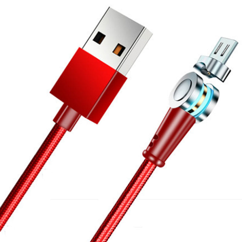 Magnetic three-in-one data cable